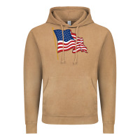 Vintage Camel American flag Vintage Hoodie - linhVisuals