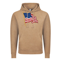 Vintage Coffee American flag Vintage Hoodie - linhVisuals