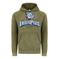 Vintage Olive lehigh valley ironpigs Vintage Hoodie - linhVisuals