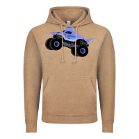 Vintage Coffee Monster Truck Megalodon Vintage Hoodie - linhVisuals
