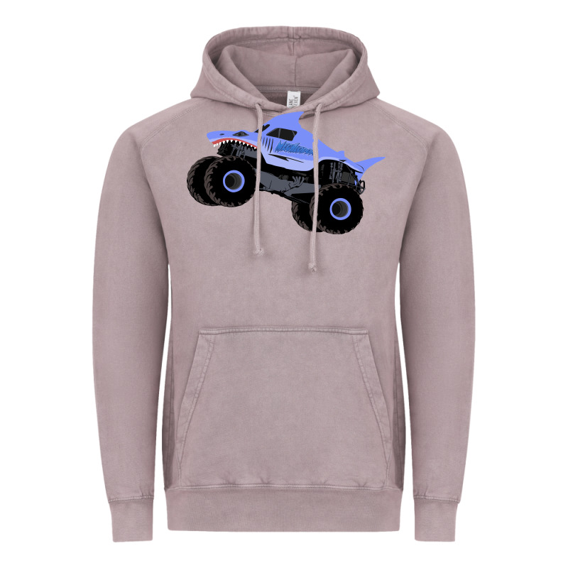 Monster Truck Megalodon Vintage Hoodie by linhVisuals | Teevron