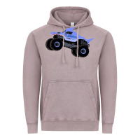 Vintage Zinc Monster Truck Megalodon Vintage Hoodie - linhVisuals