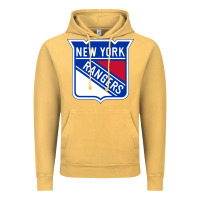 Vintage Mustard Ny rangers Vintage Hoodie - linhVisuals