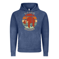 Vintage Denim say less do lesser funny sloth Vintage Hoodie - linhVisuals