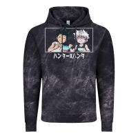 Cloud Black gon killua Vintage Hoodie - linhVisuals