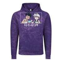 Cloud Purple gon killua Vintage Hoodie - linhVisuals