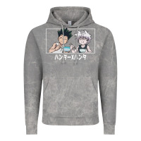 Cloud Rock gon killua Vintage Hoodie - linhVisuals