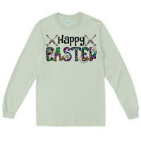 Matcha Happy Easter Long Sleeve Tee - CowhideDigitalArt