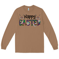 Toasted Coconut Happy Easter Long Sleeve Tee - CowhideDigitalArt