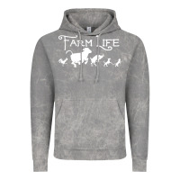 Cloud Rock FARM LIFE ANIMAL Vintage Hoodie - linhVisuals