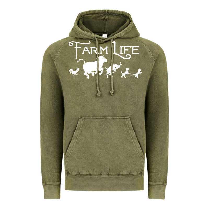 Farm Life Animal Vintage Hoodie by linhVisuals | Teevron