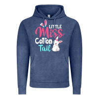 Vintage Denim little miss cottontail easter Vintage Hoodie - linhVisuals