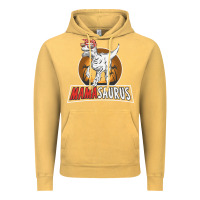 Vintage Mustard mamasaurus Vintage Hoodie - linhVisuals