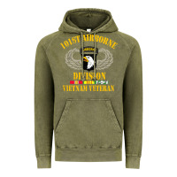 Vintage Olive Airborne 101st division Vintage Hoodie - linhVisuals