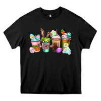Black Easter coffee cups Easter Day Heavy Core Tee - CowGirlArtShop