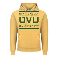 Vintage Mustard uvu, utah valley, education Vintage Hoodie - linhVisuals