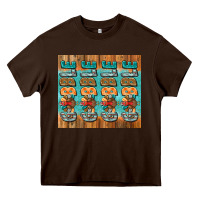 Chocolate Brown gobble gobble gobble Heavy Core Tee - Jasminsmagicworld