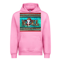 Fuchsia Pink western christmas baby cow noel tumbler Urban Hoodie - Jasminsmagicworld