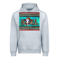 Heather Grey western christmas baby cow noel tumbler Urban Hoodie - Jasminsmagicworld