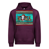 Mauve Wine western christmas baby cow noel tumbler Urban Hoodie - Jasminsmagicworld