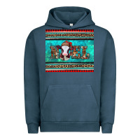 Pigment Midnight Navy western christmas baby cow noel tumbler Urban Hoodie - Jasminsmagicworld
