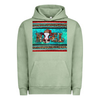 Pigment Oil Green western christmas baby cow noel tumbler Urban Hoodie - Jasminsmagicworld