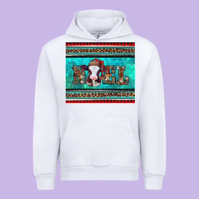 Western Christmas Baby Cow Noel Tumbler Urban Hoodie Designed By Jasminsmagicworld