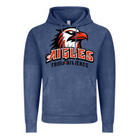 Vintage Denim trois rivières aigles Vintage Hoodie - linhVisuals