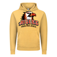 Vintage Mustard trois rivières aigles Vintage Hoodie - linhVisuals