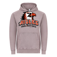 Vintage Zinc trois rivières aigles Vintage Hoodie - linhVisuals
