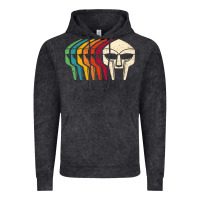 Vintage Black Retro Mask Doom Vintage Hoodie - linhVisuals