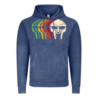 Vintage Denim Retro Mask Doom Vintage Hoodie - linhVisuals