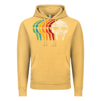 Vintage Mustard Retro Mask Doom Vintage Hoodie - linhVisuals