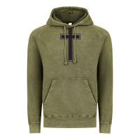 Vintage Olive Cross Vintage Hoodie - linhVisuals