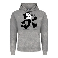 Cloud Rock felix the black cat music Vintage Hoodie - linhVisuals