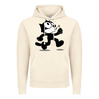 Vintage Artic felix the black cat music Vintage Hoodie - linhVisuals
