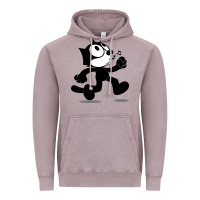Vintage Zinc felix the black cat music Vintage Hoodie - linhVisuals