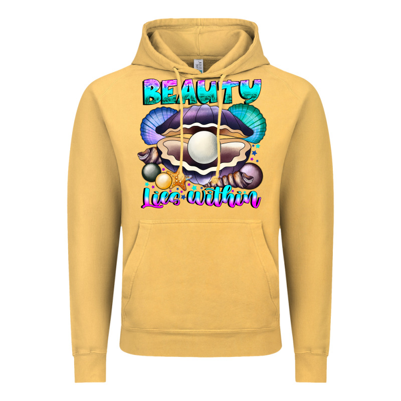 Beauty Lies Within Vintage Hoodie by CowhideDigitalArt | Teevron