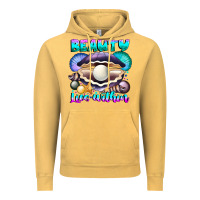 Vintage Mustard Beauty Lies Within Vintage Hoodie - CowhideDigitalArt