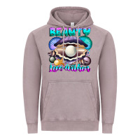 Vintage Zinc Beauty Lies Within Vintage Hoodie - CowhideDigitalArt