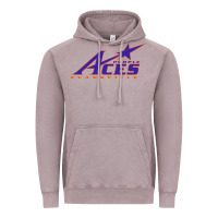 Vintage Zinc evansville purple aces Vintage Hoodie - linhVisuals