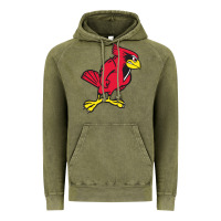 Vintage Olive illinois state redbirds Vintage Hoodie - linhVisuals