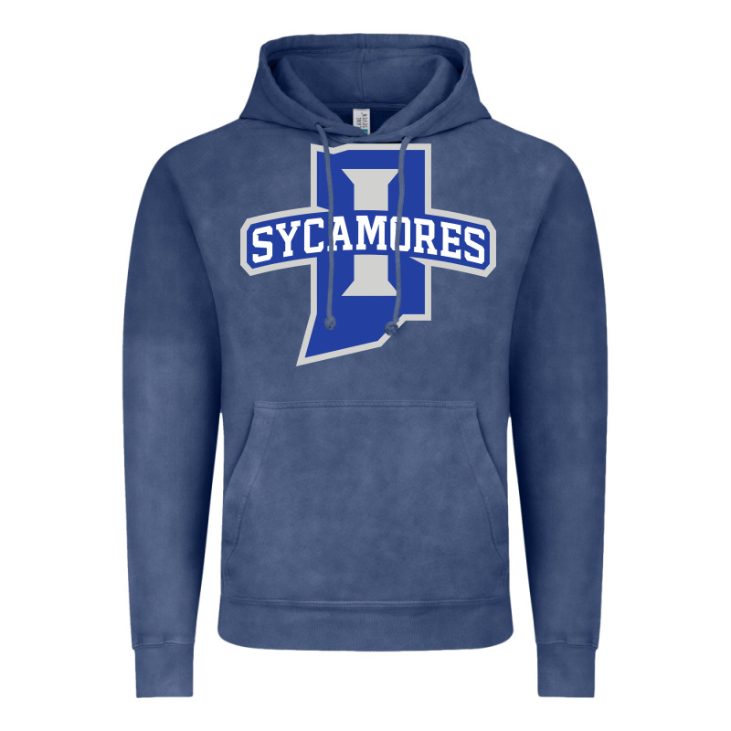 Indiana State Sycamores Vintage Hoodie by linhVisuals | Teevron