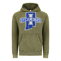 Vintage Olive indiana state sycamores Vintage Hoodie - linhVisuals