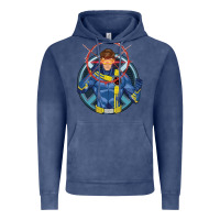 Vintage Denim cyclops 2 Vintage Hoodie - linhVisuals