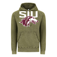 Vintage Olive southern illinois salukis Vintage Hoodie - linhVisuals