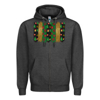 Charcoal Heather Christmas brush stoke Zipper Hoodie - JahusDesignShop