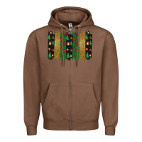 Chestnut Christmas brush stoke Zipper Hoodie - JahusDesignShop