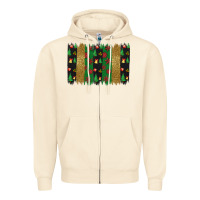 Sandshell Christmas brush stoke Zipper Hoodie - JahusDesignShop