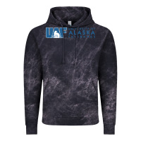 Cloud Black University of Alaska Fairbanks Vintage Hoodie - linhVisuals
